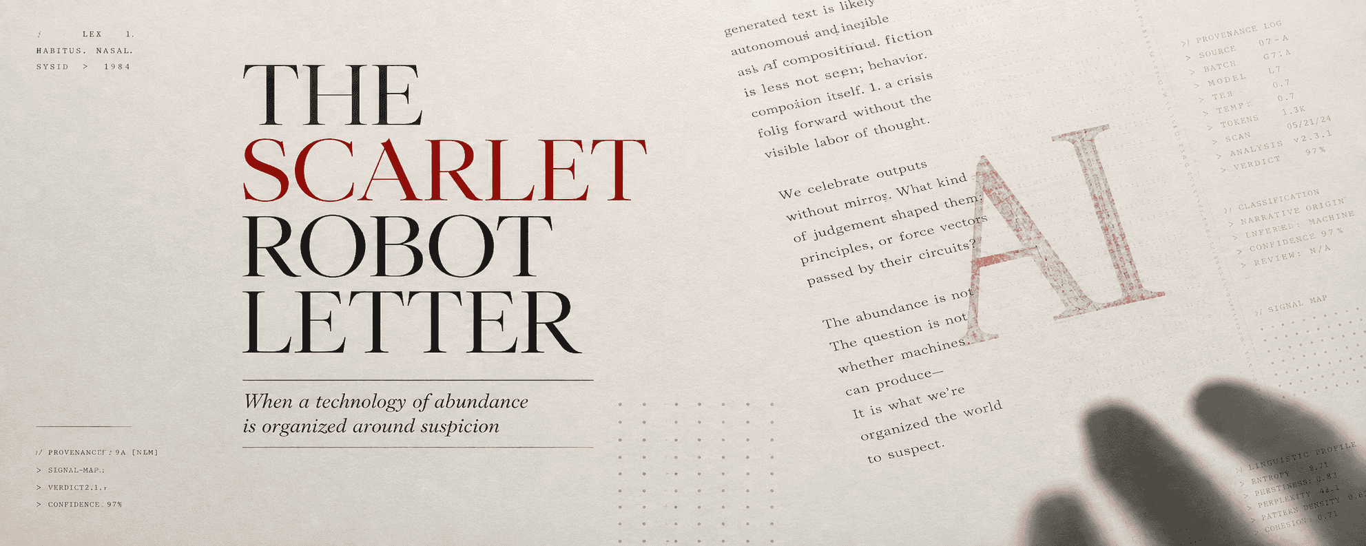 The Scarlet Robot Letter